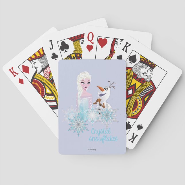Jeu De Cartes Congelé | Elsa et Olaf (dos)