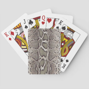Jeu De Cartes Constrictor Faux Boa Snakeskin