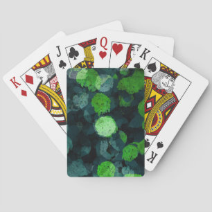 Jeu De Cartes Cool, art unique floral / fleuriste motif