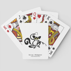 Jeu De Cartes Cool AYE-AYE - Conservation - Animal en voie de di