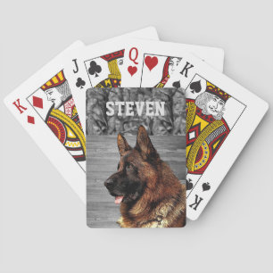 Jeu De Cartes Cool Camo Allemand Berger Chien Animal Robuste Nom