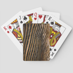 Jeu De Cartes Cool de texture bois unique  