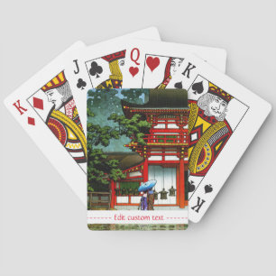 Jeu De Cartes Cool oriental japonais classique Kasuga pluie shri