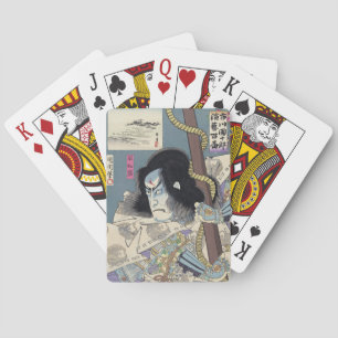 Jeu De Cartes Copie japonaise de bois de graveur par Kunichika