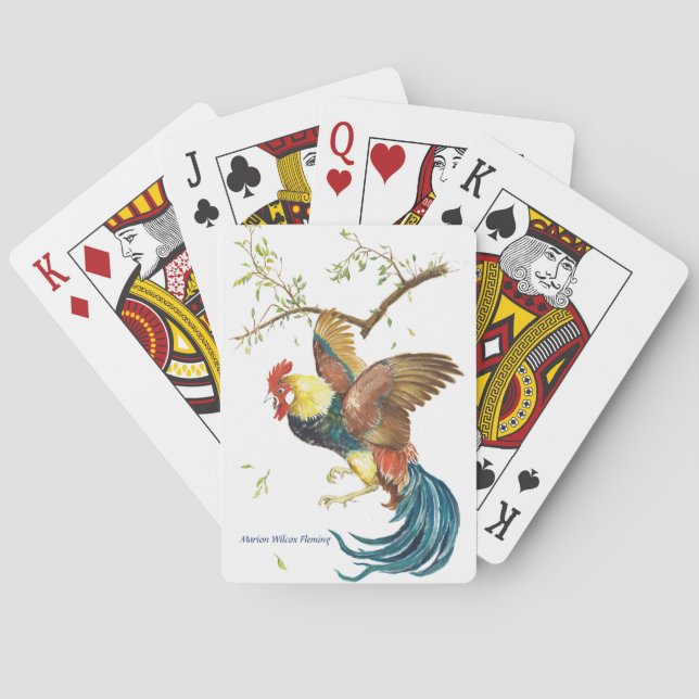 Jeu De Cartes Coq en baisse (dos)
