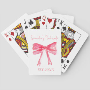 Jeu De Cartes Coquette Pink Bow