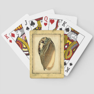 Jeu De Cartes Coquillage rustique vintage