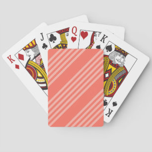 Jeu De Cartes Corail vivant cinq bandes motif