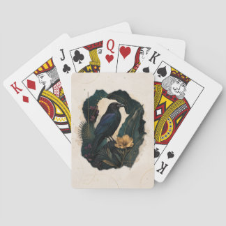 Jeu De Cartes Corbeau botanique de minuit