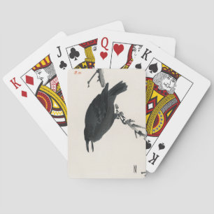 Jeu De Cartes Corbeau noir Vintage personnalisé