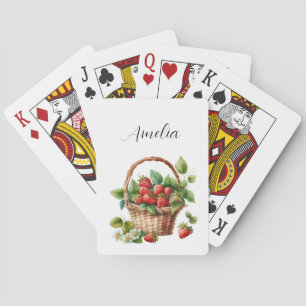 Jeu De Cartes Corbeille pleine de fraises