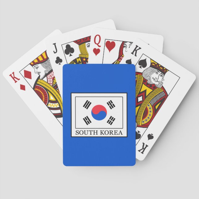 Jeu De Cartes Corée du Sud (dos)