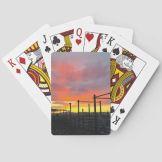 Jeu De Cartes Corral at Sunset Playing Cards
