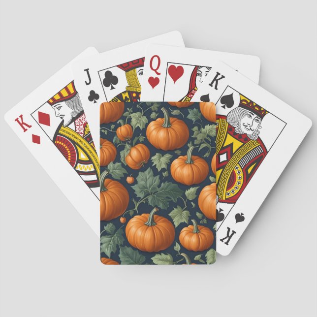 Jeu De Cartes Correctif Citrouille feuillet (dos)