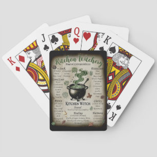 Jeu De Cartes Correspondances des herbes magiques de Witchery de