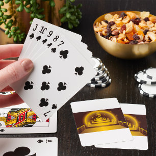 Jeu De Cartes Corridor de la banque dorée Dollars de la finance 