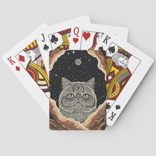 Jeu De Cartes Cosmic Cat (dos)