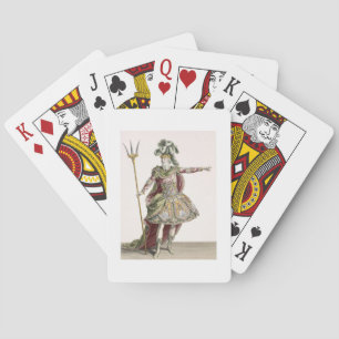 Jeu De Cartes Costume for Neptune in several operas, engraved by