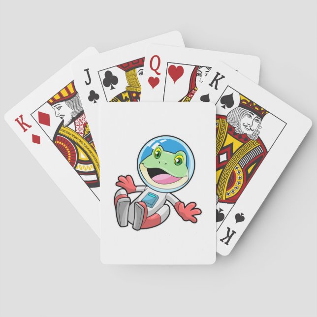 Jeu De Cartes Costume spatial de l'astronaute de grenouille (dos)
