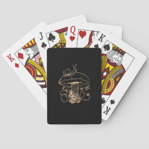 Jeu De Cartes Cottagecore Esthétique Champignon Escargot Goblinc