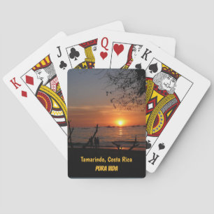 Jeu De Cartes Coucher de soleil à couper le souffle à Tamarindo