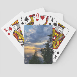 Jeu De Cartes Coucher de soleil des eaux limitrophes