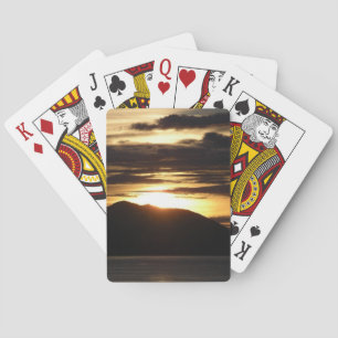 Jeu De Cartes Coucher de soleil en Alaska III Photographie magni