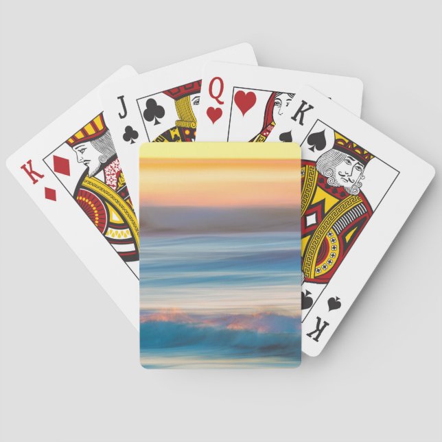 Jeu De Cartes Coucher de soleil et océan | Parc d'État de Cape D (dos)