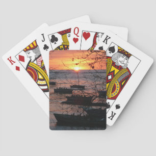 Jeu De Cartes Coucher de soleil sur le Costa Rica à Tamarindo