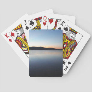 Jeu De Cartes Coucher de soleil sur le lac Arrowhead