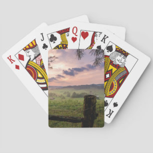 Jeu De Cartes Coucher du soleil de la Virginie