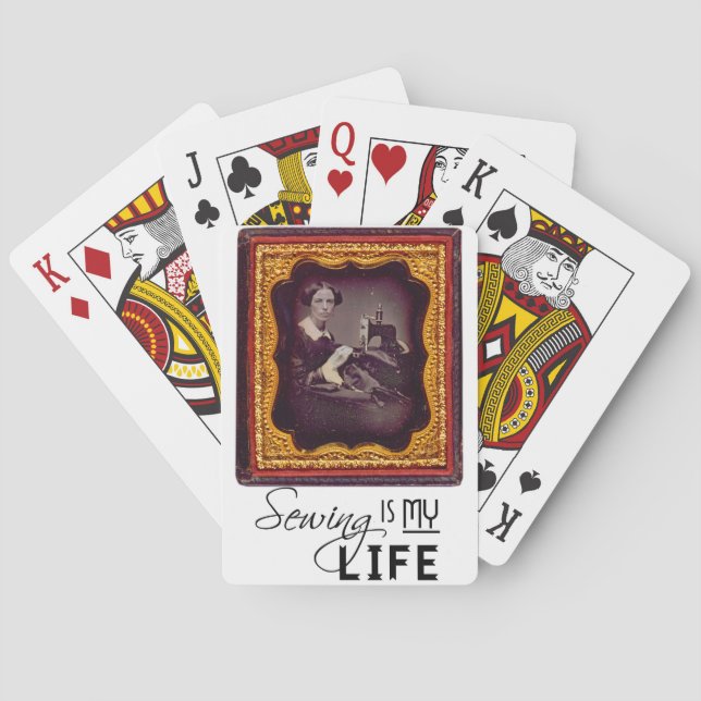 Jeu De Cartes Coudre Est Ma Vie (dos)