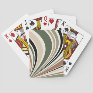 Jeu De Cartes Couleurs de terre colorées vibes rétro
