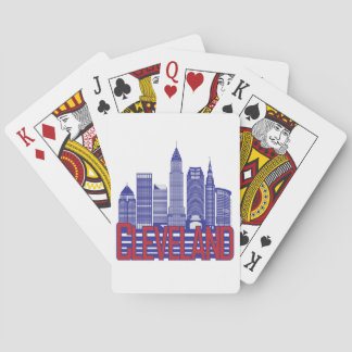 Jeu De Cartes Couleurs de ville de Cleveland