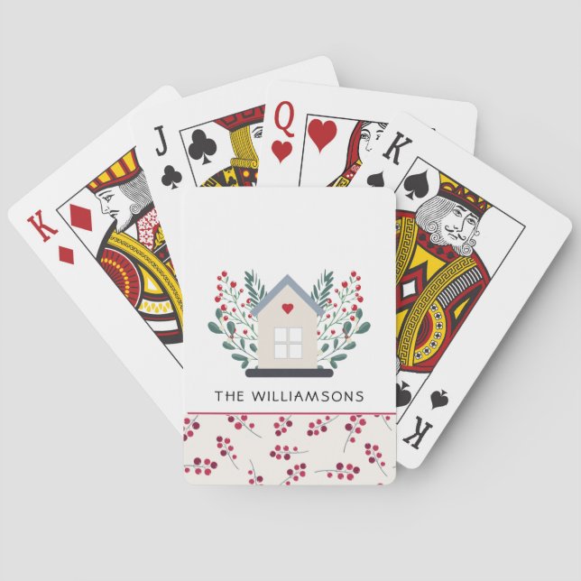 Jeu De Cartes Country House et Berries Nom de famille (dos)