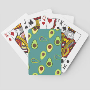 Jeu De Cartes Coupe Avocado été Vert dégradé Motif