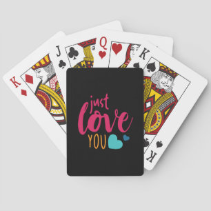 Jeu De Cartes Couple Art Just Love You