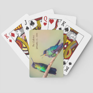 Jeu De Cartes Couple costaricien de colibri