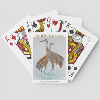 Jeu De Cartes Couple de Grues de Sandhill