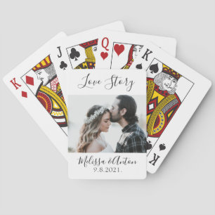 Jeu De Cartes Couple Photo Date Mariage Cadeau
