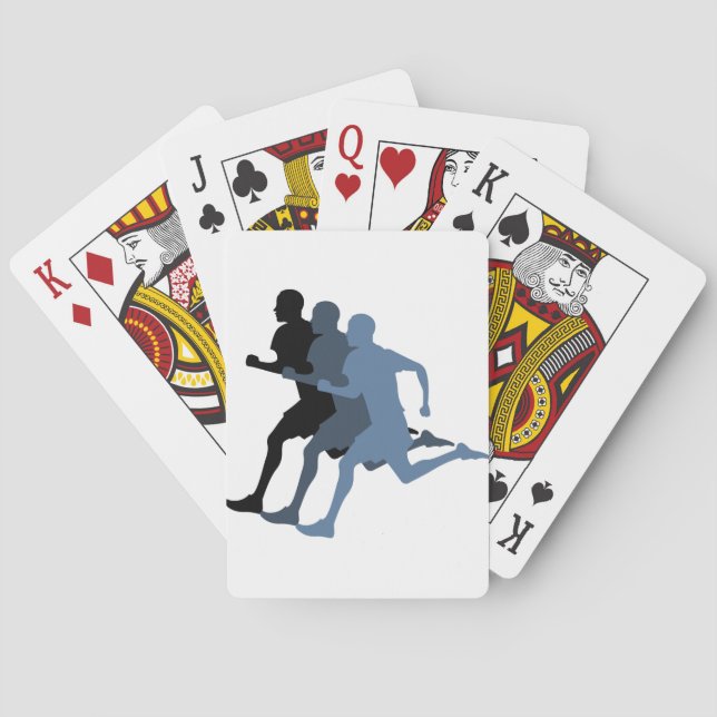 Jeu De Cartes Coureur masculin (dos)