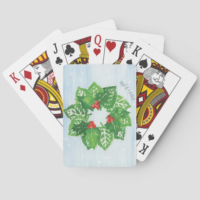 Jeu De Cartes Couronne de Feuille - Art pour enfants pour CHOC (dos)