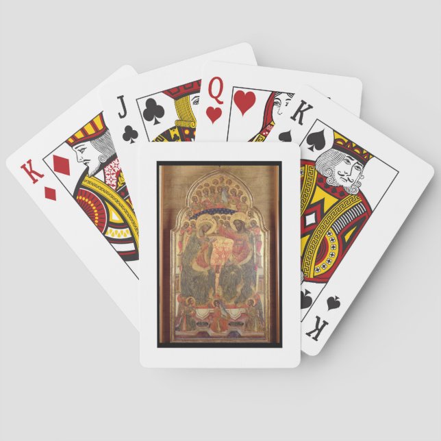 Jeu De Cartes Couronnement de la Vierge, 1372 (dos)