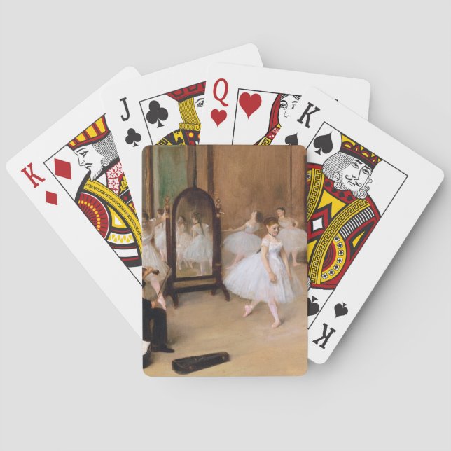 Jeu De Cartes Cours de danse par Edgar Degas (dos)