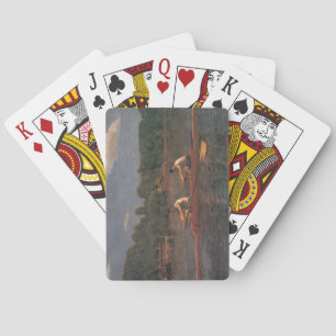 Jeu De Cartes Course en bateau d'aviron sur la rivière