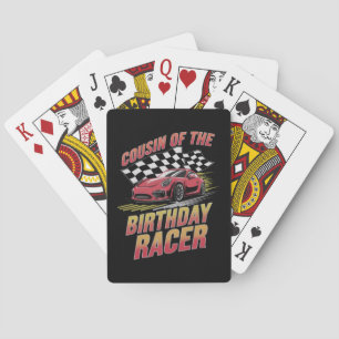 Jeu De Cartes Cousin du coureur d'anniversaire Fête de famille d