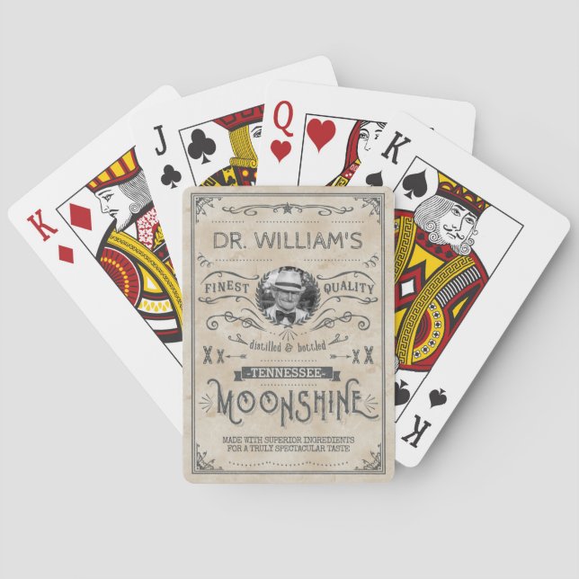 Jeu De Cartes Coutume drôle vintage de médecine de montagnard (dos)
