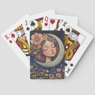 Jeu De Cartes Couvercle et lune de croissant