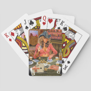 JEU DE CARTES COW-GIRL DE GAMBLIN