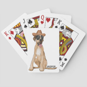 Jeu De Cartes Cowboy Great Dane Dog